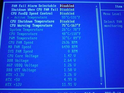 abit ic7 g bios inställningar