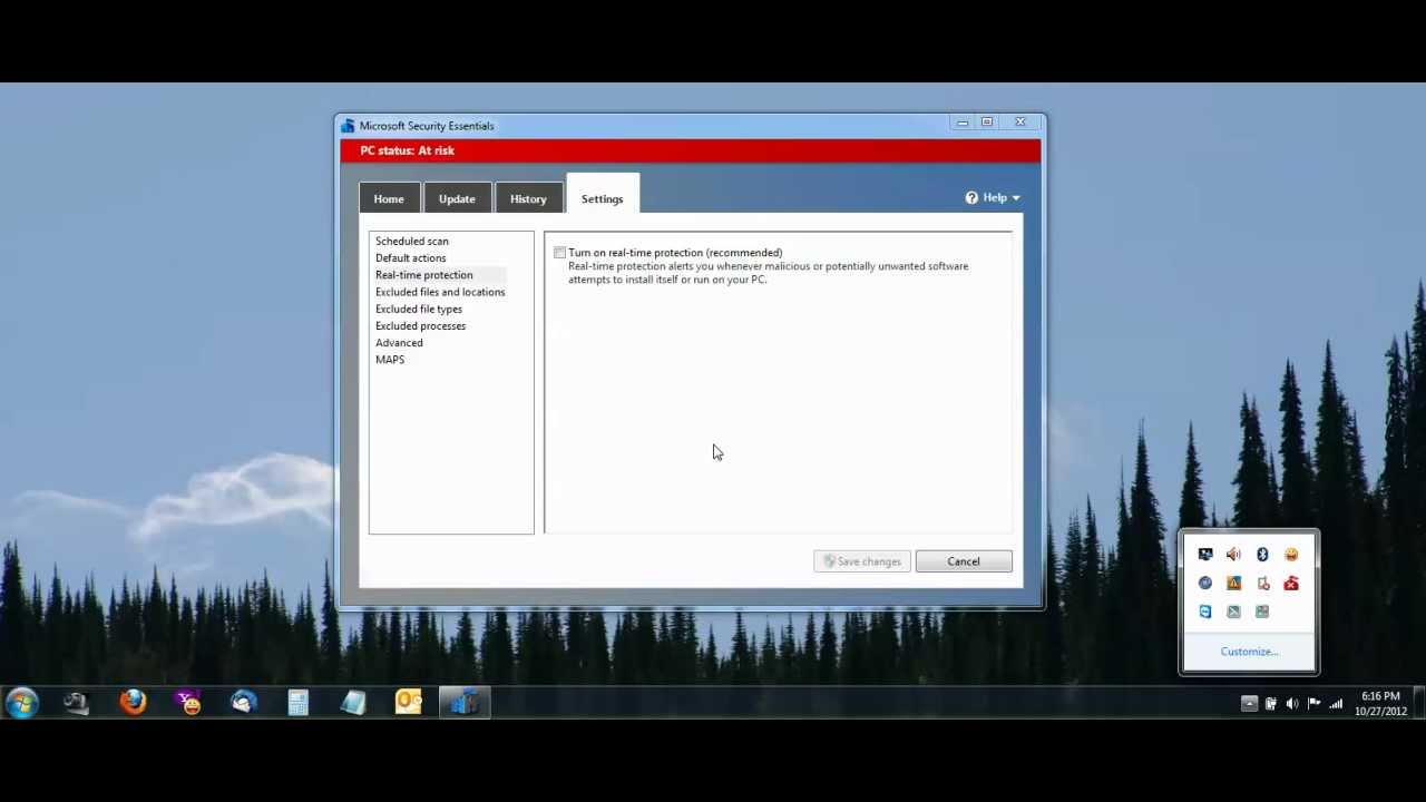 activate microsoft security essentials windows 7