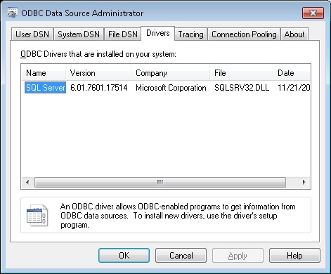 adodb connection error 800a0e7a provider cannot be
