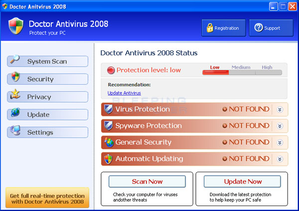 antivirus doc remove