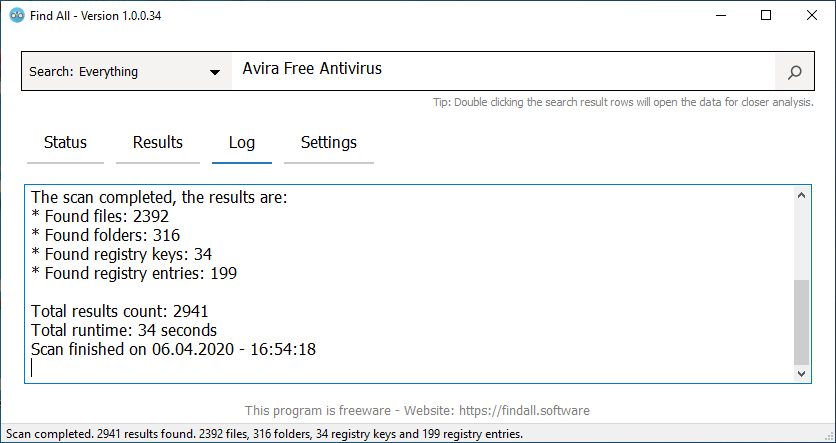 antivirus registry entries