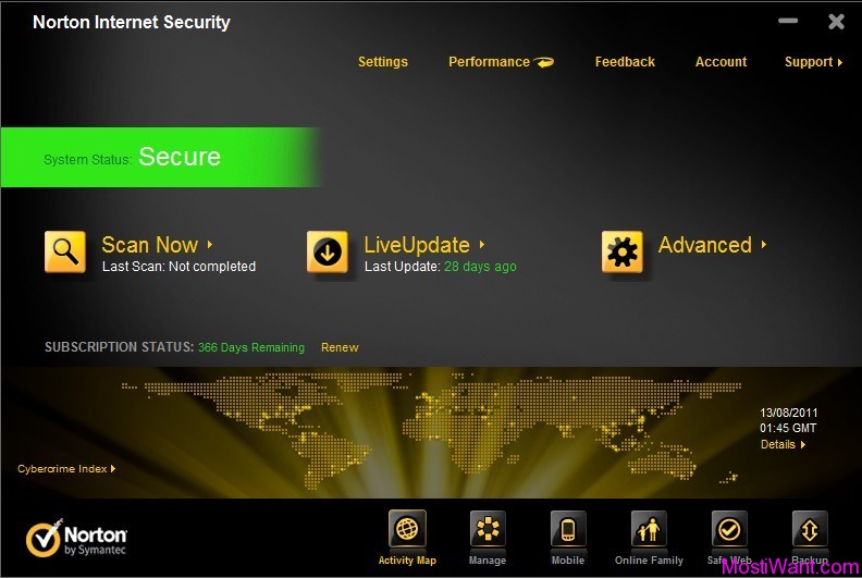 antivirusprogramvara 2012 norton internettjänst säkerhetsdagar provversion gratis nedladdning