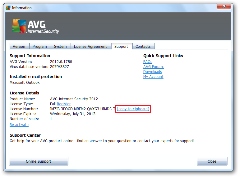 avg antivirus certification number 2013 free