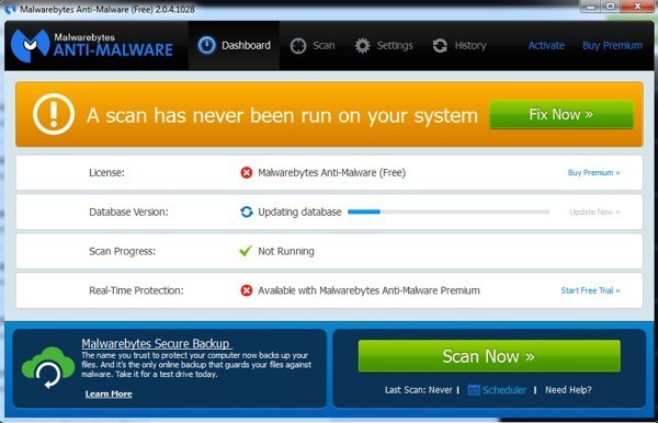 melhor para proteção gratuita contra spyware e malware