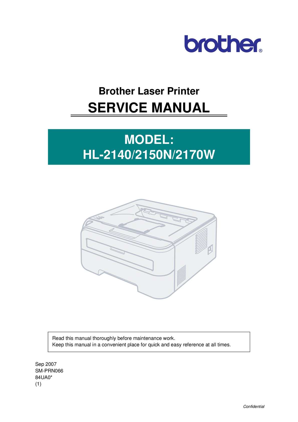 brother hl 2140 laser troubleshooting