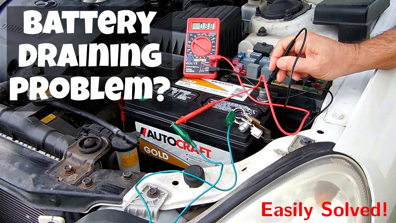solución de problemas de descarga de batería del automóvil