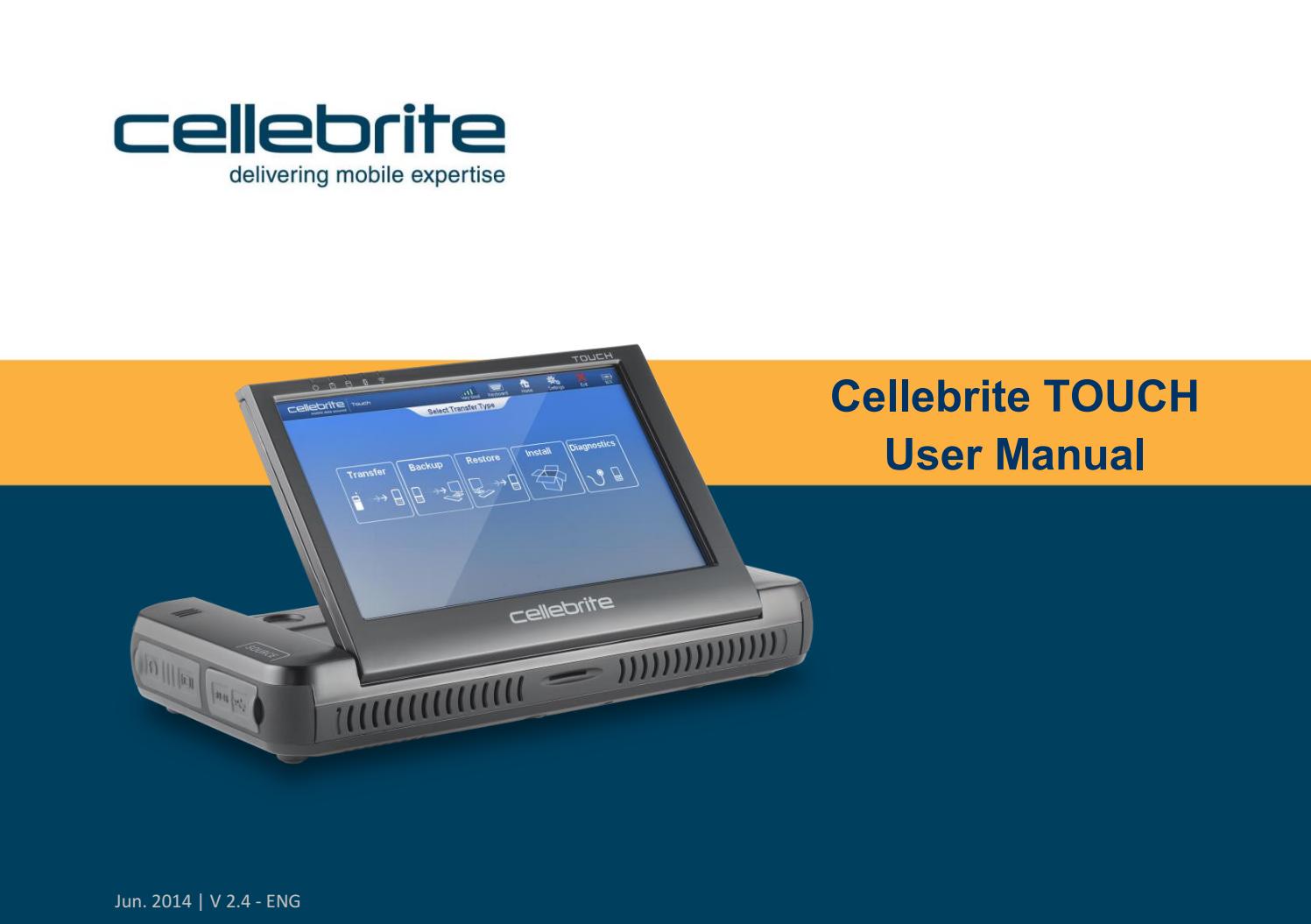 cellebrite touch troubleshooting