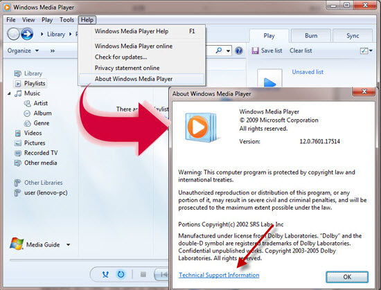 kodek do odtwarzania formatu avi w Windows Media Player dla systemu Vista