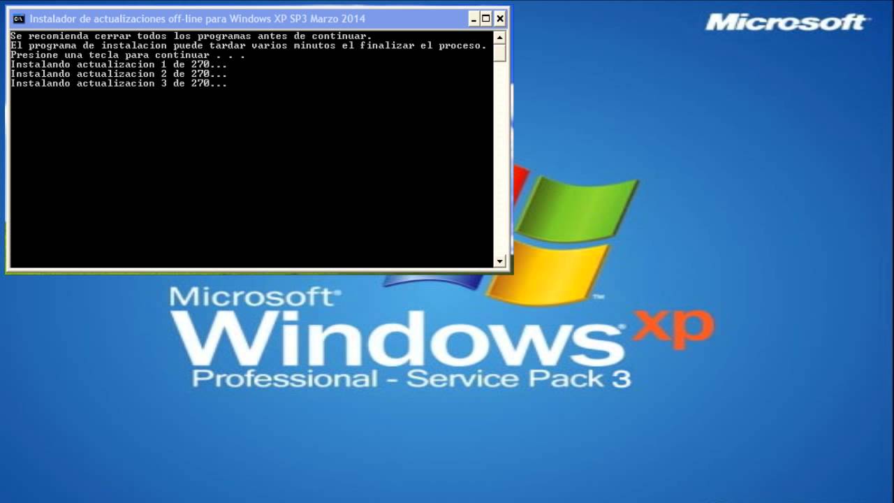 como atualizar windows xp service pack 3