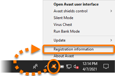 como registrar to avast free antivirus gratis