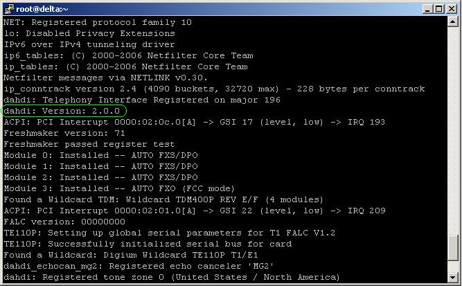 dahdi kernel driver