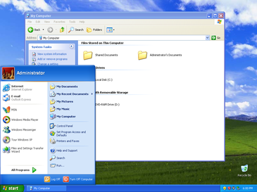 Windows XP in Windows definieren
