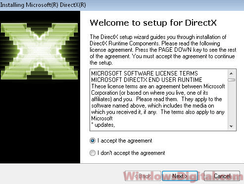 directx 9 install installer