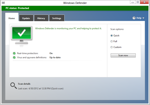 ho bisogno di un software antivirus disponibile per Windows 8