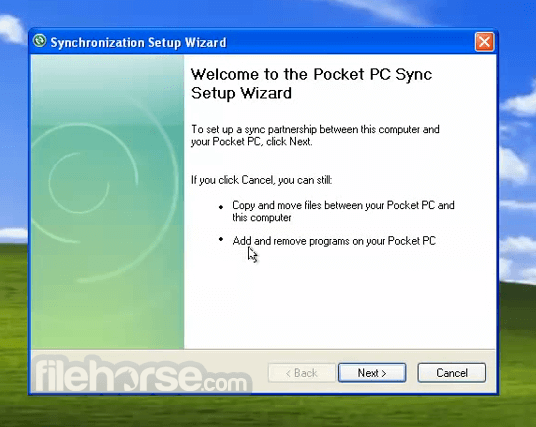 baixar o ActiveSync para o Windows XP Service Pack 3
