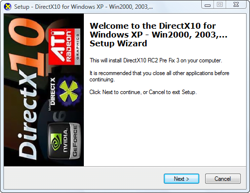 pobierz pakiet DirectX bez weryfikacji