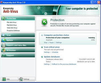 download Kaspersky Computer Virus 7.0 gratis