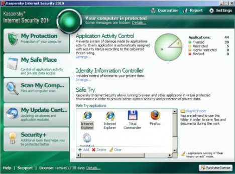скачать бесплатную пробную версию Kaspersky Anti-Malware 2010