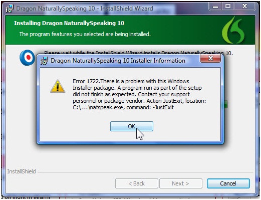 Fehler 1722 bei jeder Neuinstallation von Windows XP