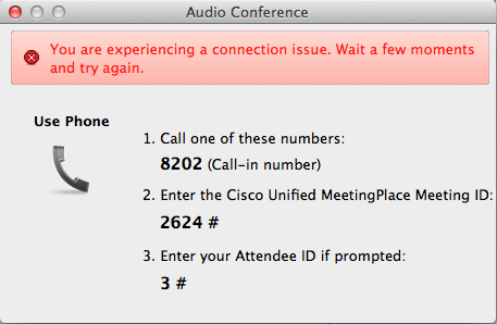 error 5165 cisco meeting place