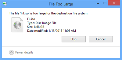 fat32 and major files