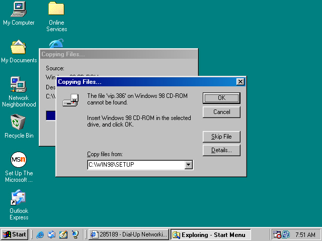 firewall en Windows 98