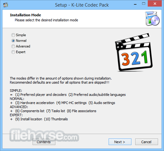 free download codec k lite player