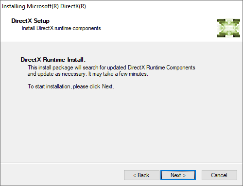 download gratuito del miglior runtime di DirectX