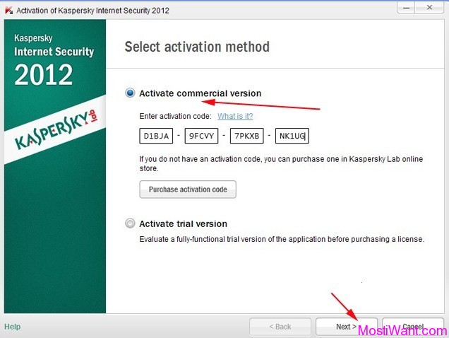 código de desconto para ativação de antivírus gratuito Kaspersky 2012