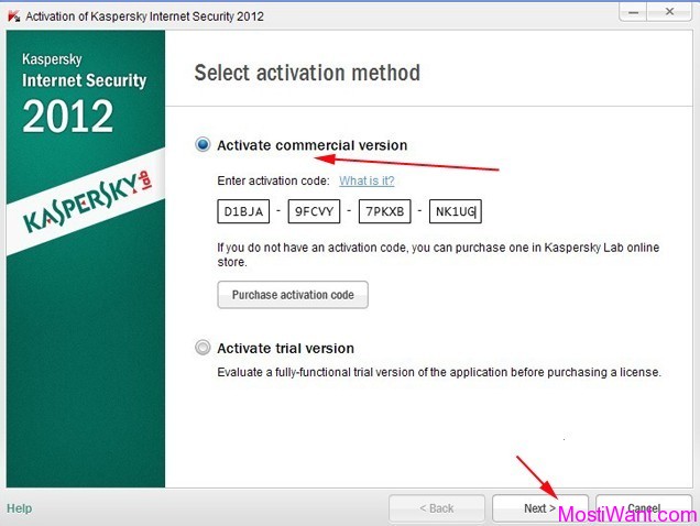 free kaspersky antivirus activation code 2012