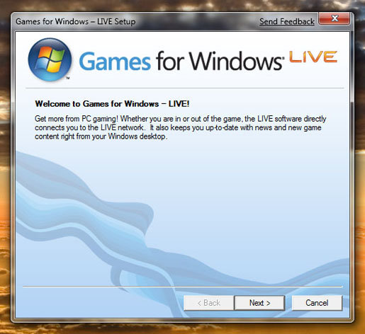 games for windows live runtime