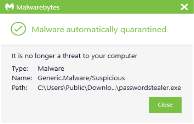 eliminación de malware genérico