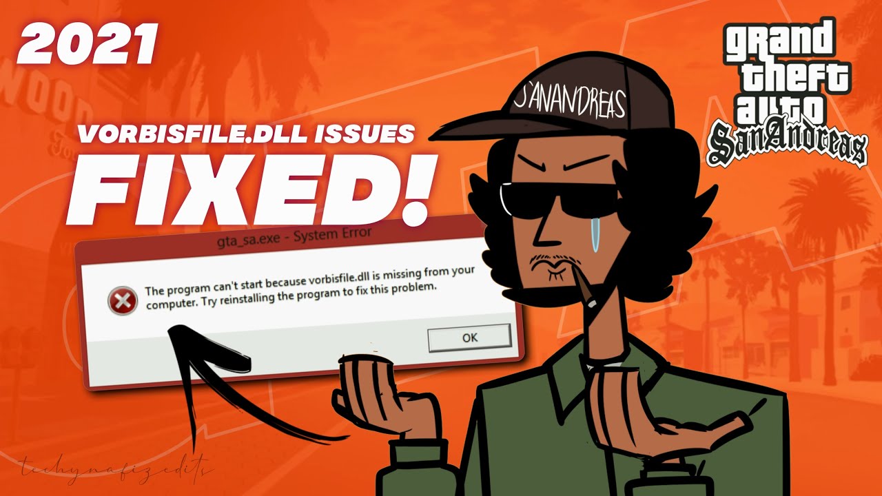 gta san andreas vorbisfile.dll error fix