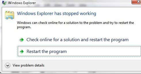 установщик исправлений прекратил запуск Windows Vista