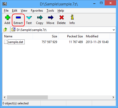 cómo se extraería el archivo bz2 en Windows 7
