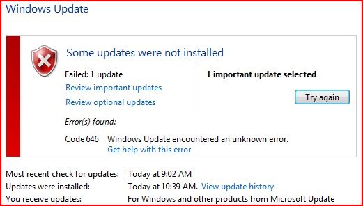 So beheben Sie den Windows Vista Update-Fehler