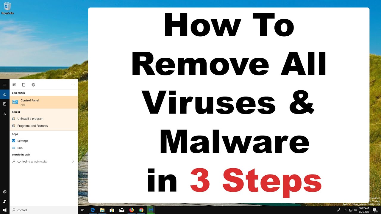 how to get rid of malware on my computer