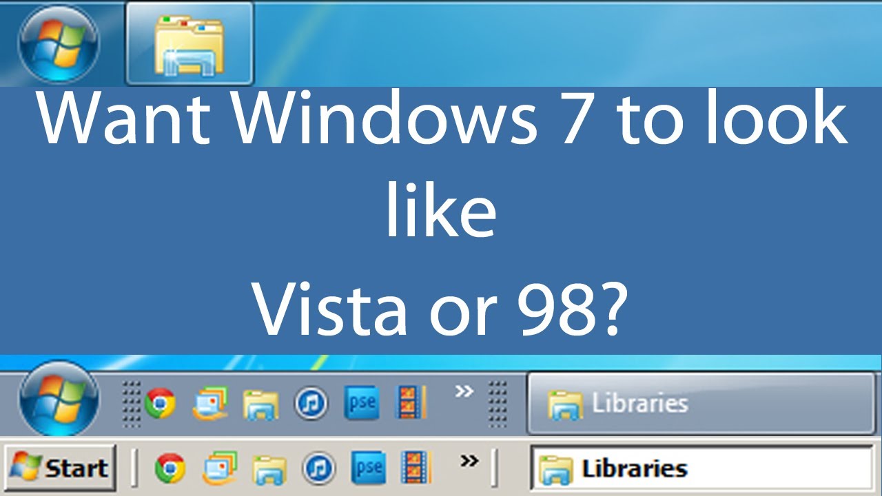 cómo instalar la barra de tareas de Windows 7 cuando xp