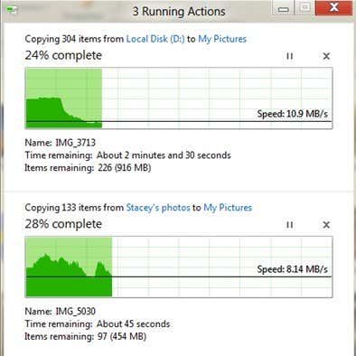 comment faire du matériel de copie plus rapidement dans Windows 7