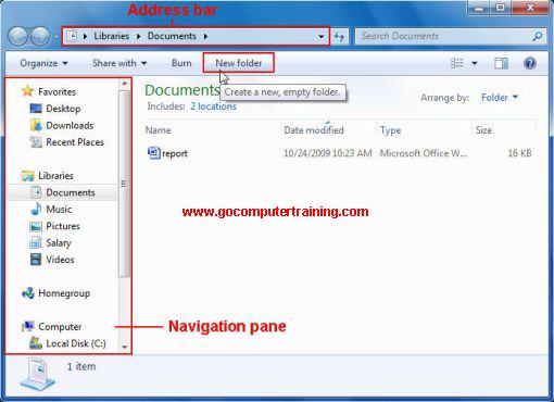 how and open web folder in windows 7