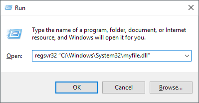 jak zarejestrować bibliotekę dll w systemie Windows 7