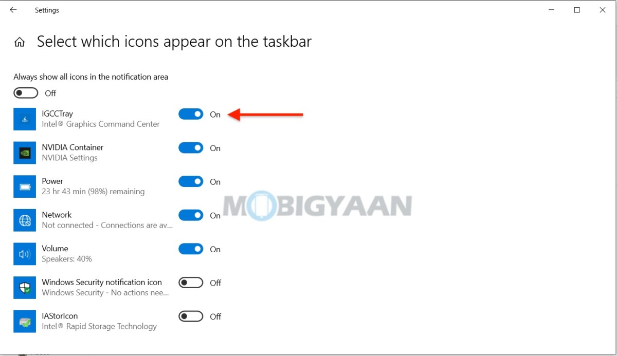 icon strip away taskbar