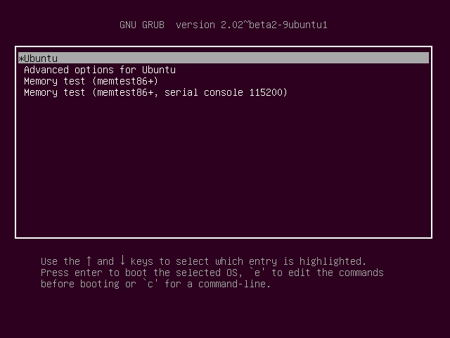 install new kernel grub