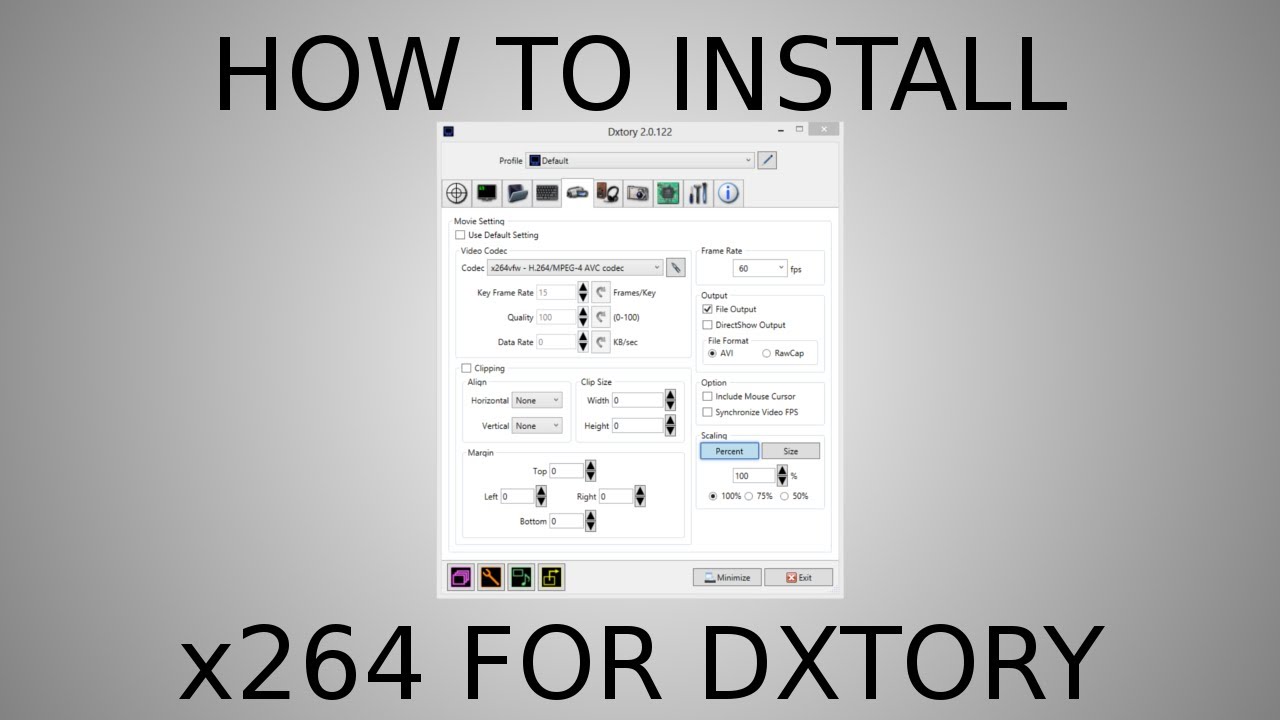 installing x264 codec