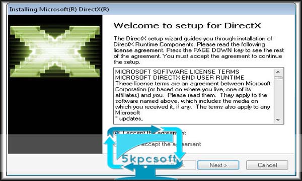 última descarga de directx en tiempo de ejecución de junio de 2010