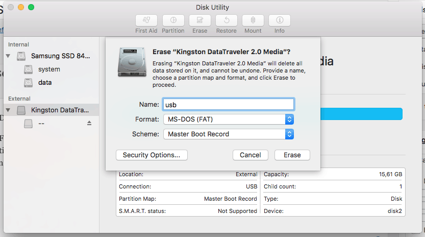 mac Improve fat32 external