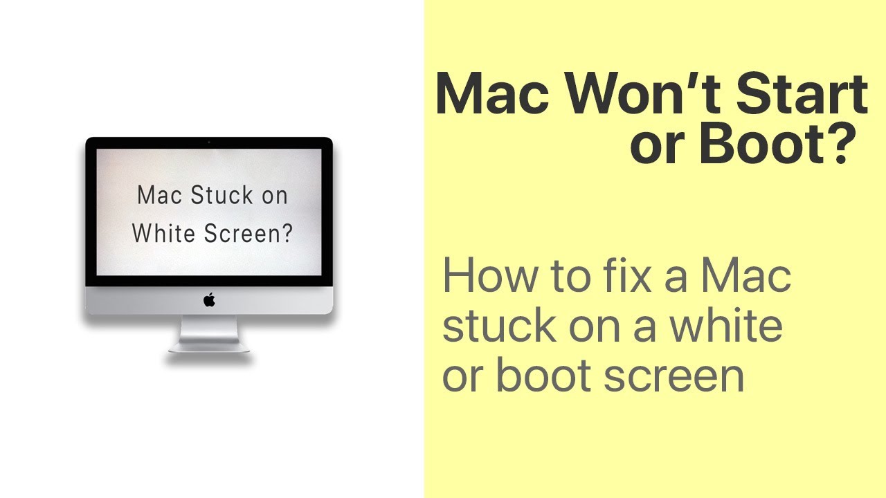 mac stuck on blue screen loop