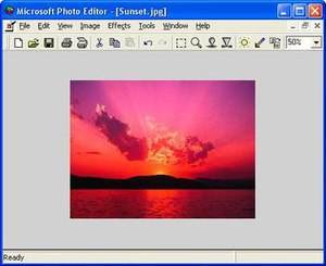 Microsoft Photo Editor i Windows 7