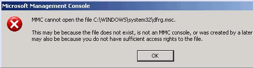 mmc cannot open the file compmgmt.msc vista