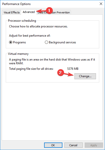 ms access not enough space on disk error